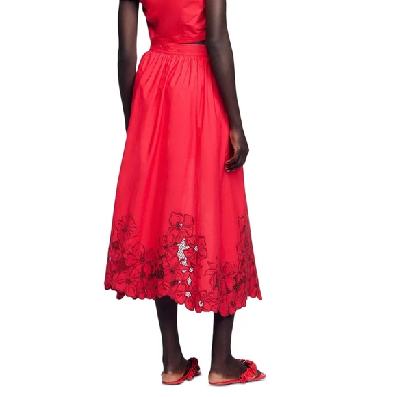 Renelle Floral Tie Waist Skort - Picture 3 of 7